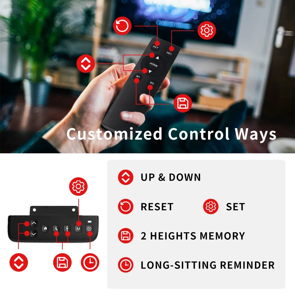 Моторизованная телевизионная подставка для экранов от 37 до 65 дюймов