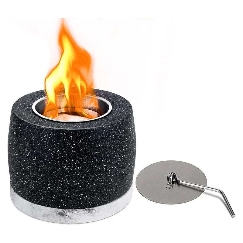 

Table Top Fireplace For Indoor And Outdoor,Fire Rubbing Alcohol Fire Pit For Decoration,Concrete Tabletop Fire Pit