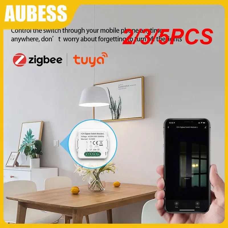 

2/3/5 шт., беспроводной Реле света Zigbee 3,0