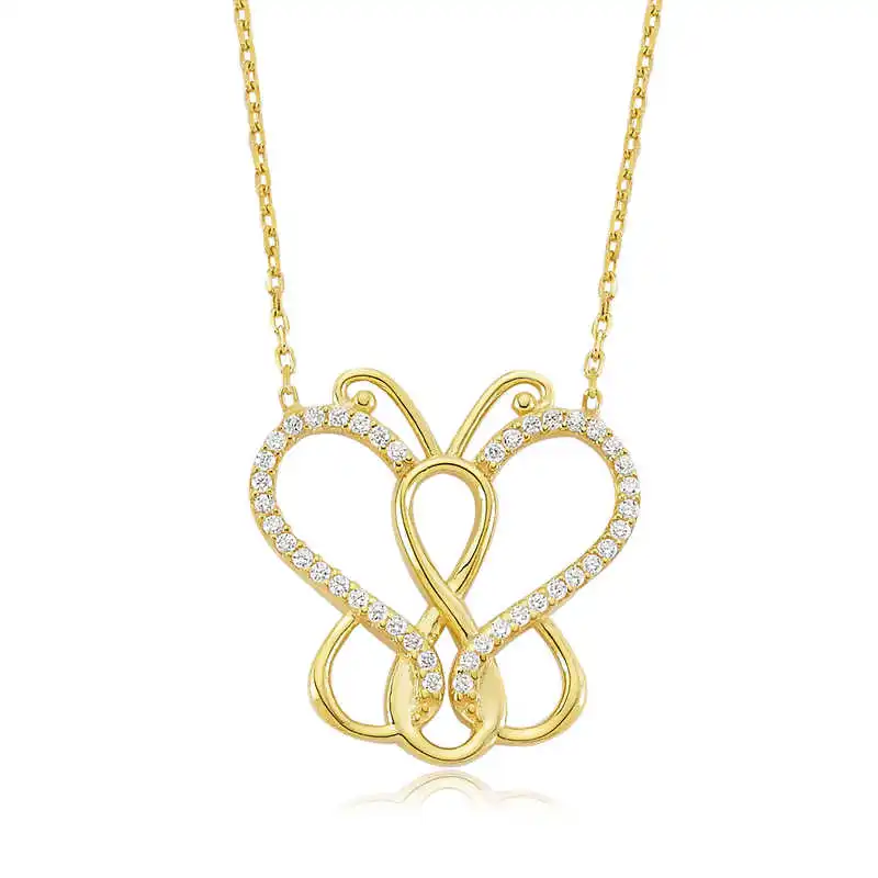 

Tevuli 925 Sterling Silver Infinity Butterfly Lady Necklace