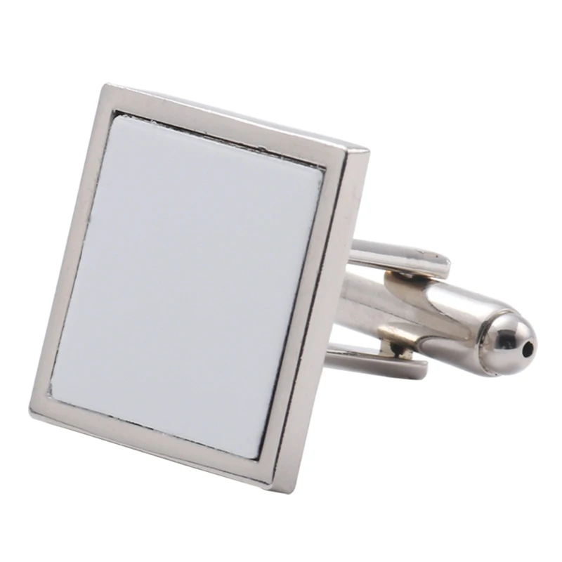 

Серебряные термопереводные металлические деловые Запонки Подарок отцу жениха невесты братьев Свадебная деловая рубашка запонки