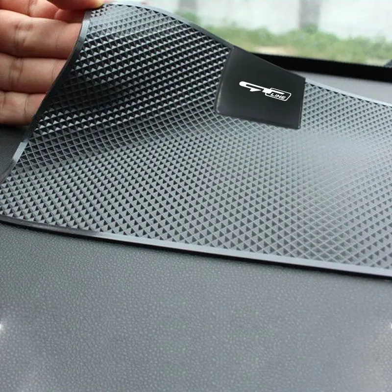 

Car Sticky Anti-Slip Mat Silicone Storage Mat Pads For KIA GT LINE K2 Sportage Stinger Sorento Ceed soul VENGA KX5 Accessories