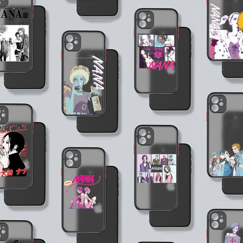 

osaki nana japan anime design Phone Case matte transparent For iphone 7 8 11 12 13 plus mini x xs xr pro max cover