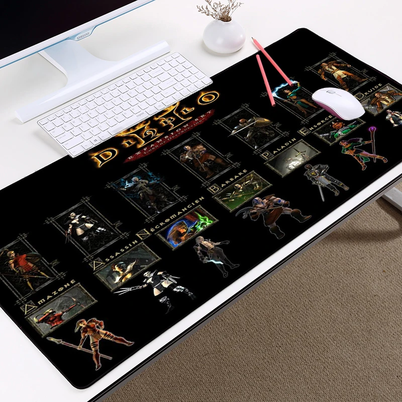 Mousepad Company Diablo 2 Mouse Gaming Extra Large Black Pad Soft Mat Keyboard Custom Desk Rug Pc 40x90 gamer table | Компьютеры и