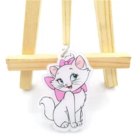 disney marie cat creative double sided lovely acrylic gift mobile phone schoolbag pendant key chain small gift small gift