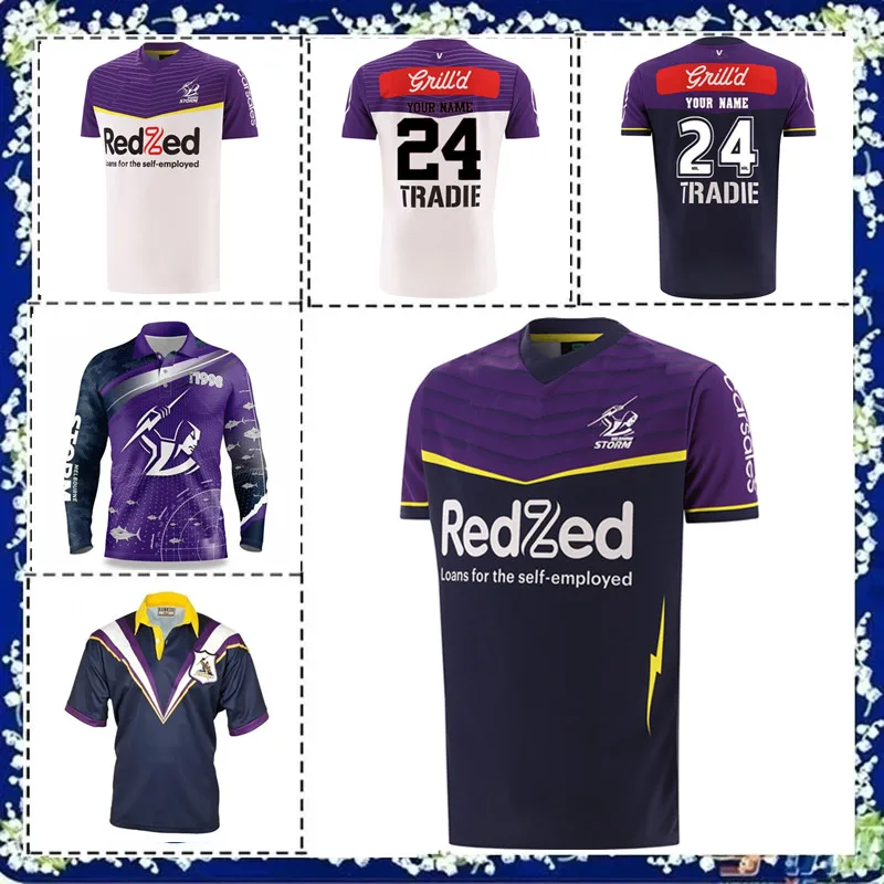 

2024 Melbourne Storm Home Rugby Jersey 1998/2023/24 MELBOURNE STORM MENS COMMEMORATIVE ANZAC TRAINING JERSEY size S---5XL