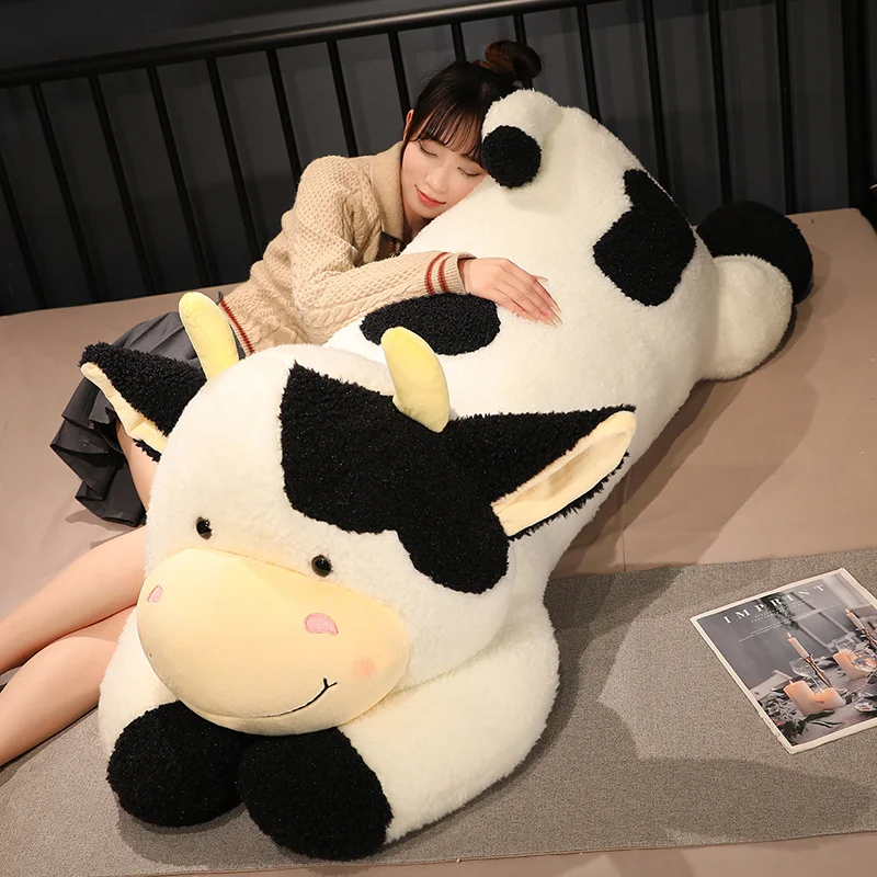 

1 шт. длинная полоса 90/110 см, лежачие Мультяшные куклы, собака, фигурки, мягкие большие игрушки, декоративные подушки для дивана, подарок для детей