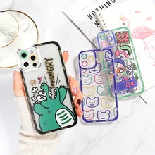 Fashion Blu-ray Phone Case For iphone 13 12 11 Case For iphone 7 8 Plus 13 11 12 Pro Max XS X SE 2020 2022 Cute Shockproof Cover