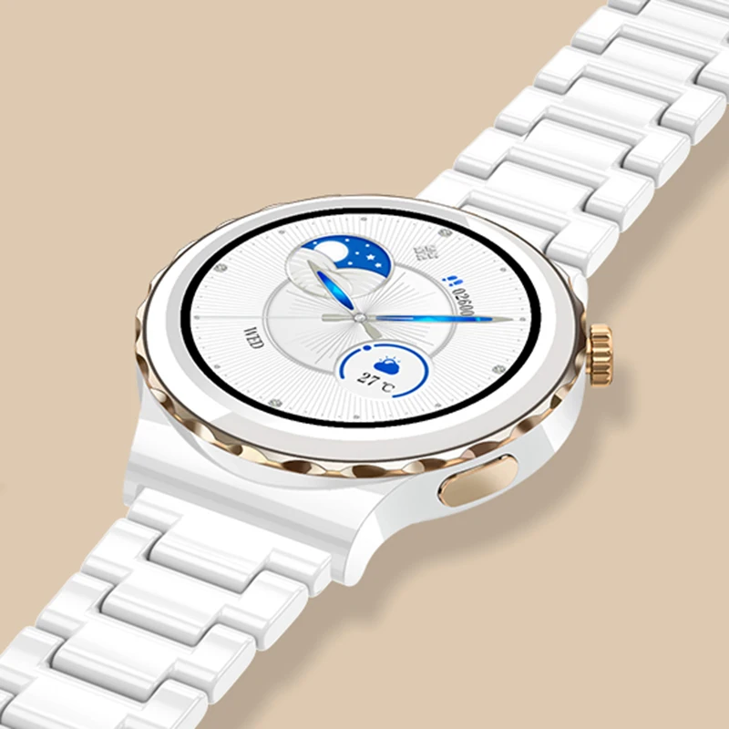 

XIAOMI New Smartwatch Ladies NFC 360*360 HD IP67 Waterproof Heart Rate Blood Pressure Bluetooth Call Smart Watch Women