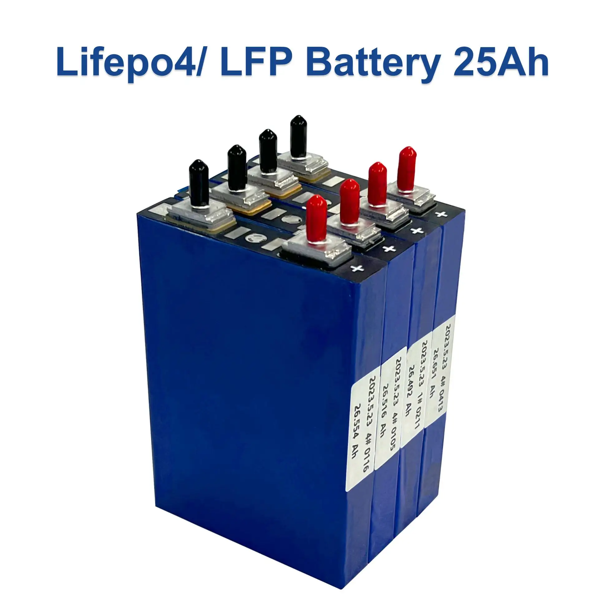 

4000+cycles Cheap Lifepo4 Prismatic Cell with Studs, 3.2V 25ah 30ah Lithium Battery for Electric Motorcycle With Busbars