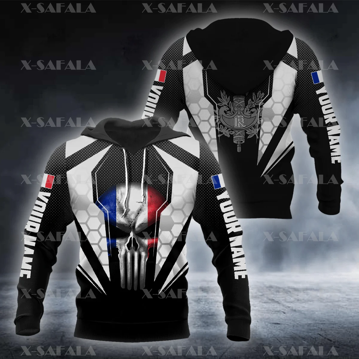 

FRANCE PROUD WITH COAT OF ARMS 3D Printed Hoodie Spring Autumn Man Women Harajuku Outwear Hooded Pullover Tracksuits Casual-3