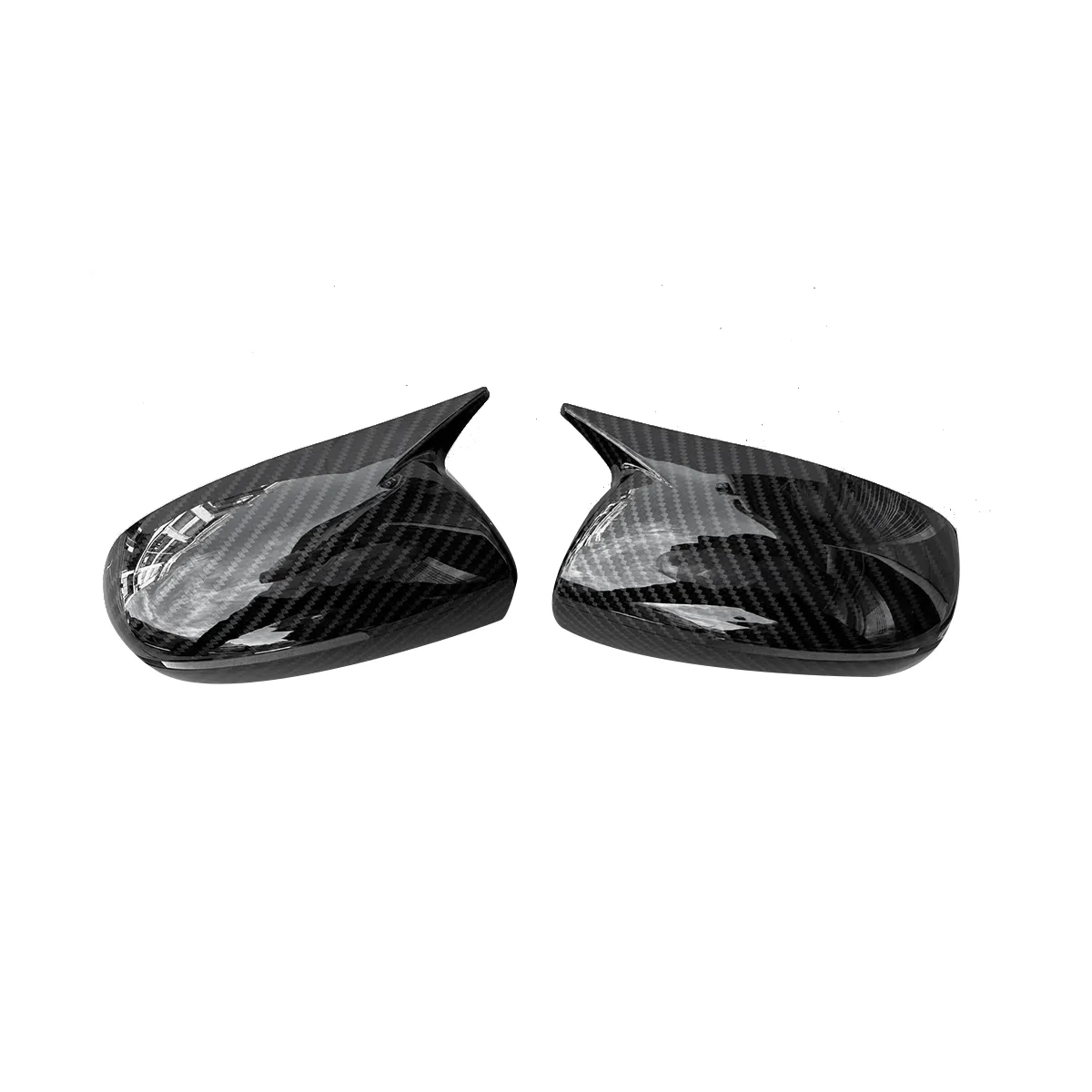 

Car Rearview Mirror Cover Trim for Kia Forte K3 Cerato 2010-2018 Side Door Mirror Modified Horns Caps ABS Carbon Fiber