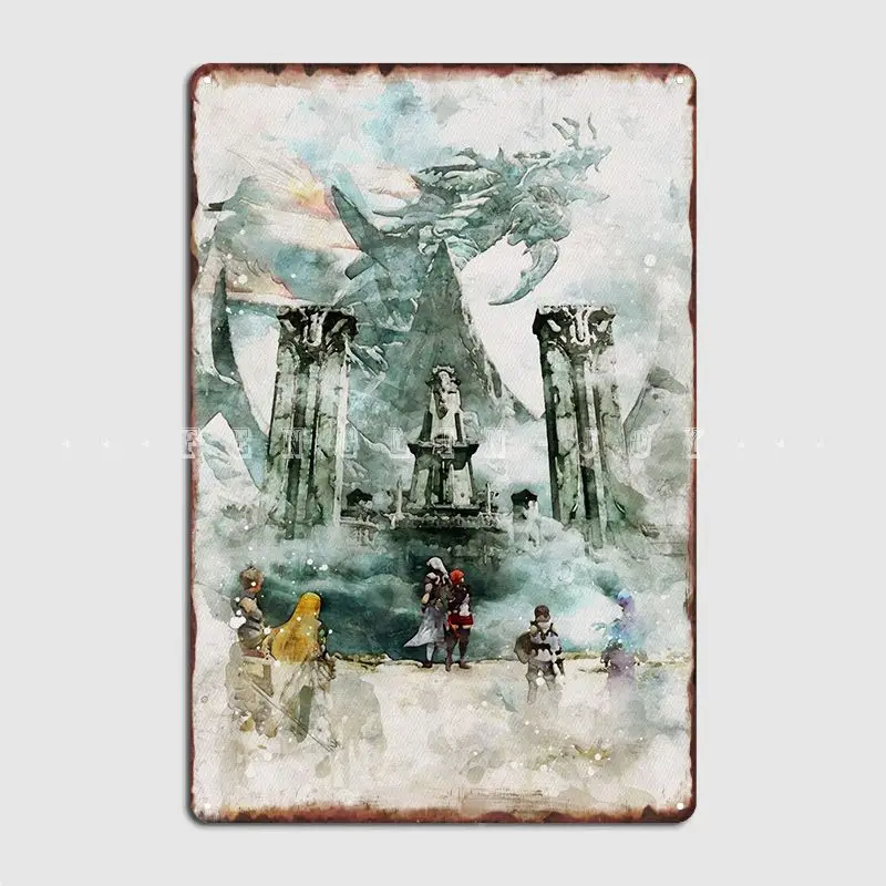 

Xenoblade Chronicles Poster Metal Plaque Club Home Cinema Create Plaques Tin Sign Poster