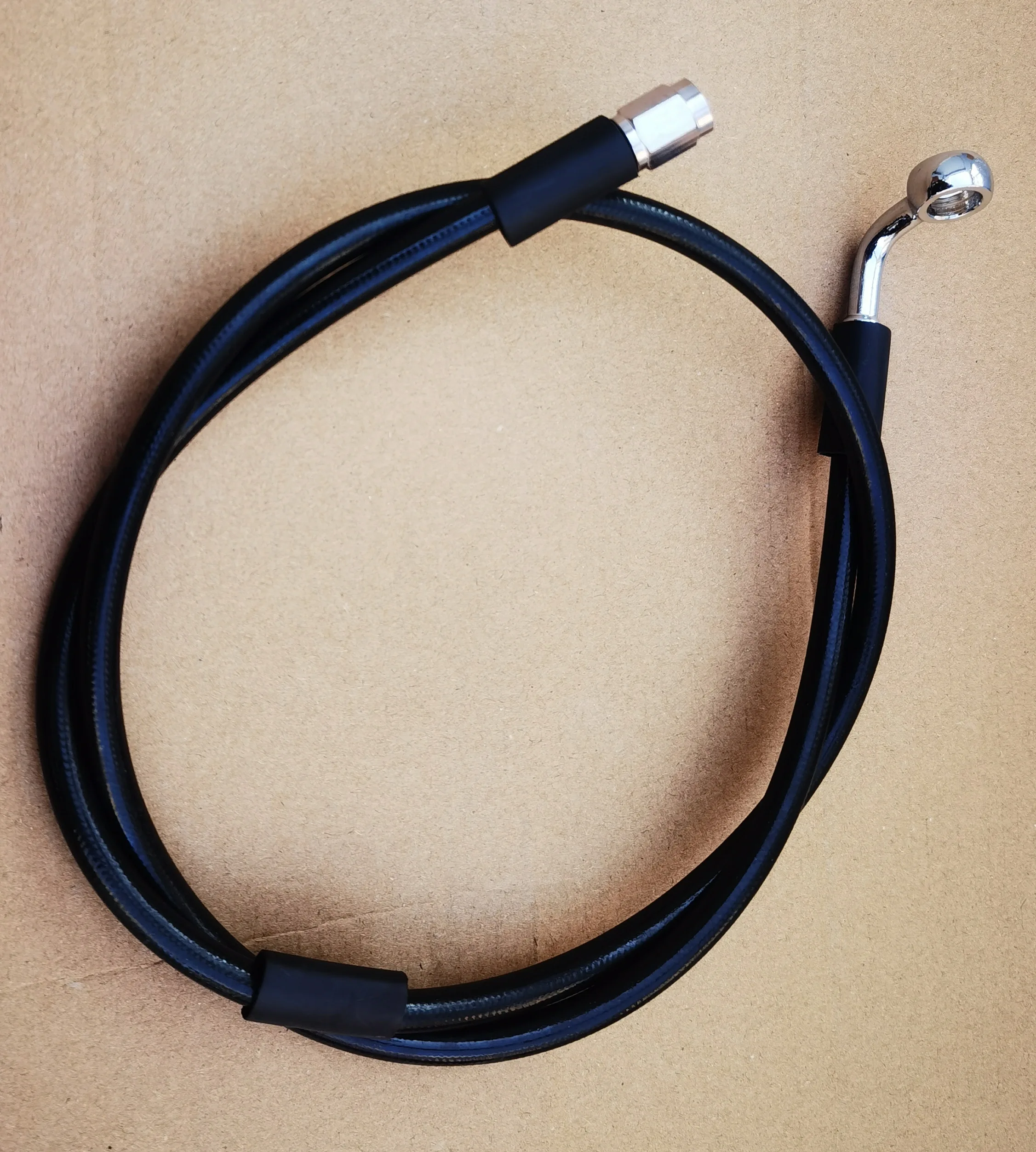 

10mm 70° Banjo + AN3 Female Swivel Stainless Braided Universal Motorcycle Hydraulic Brake Hose Clutch Oil Line Tube For Racing