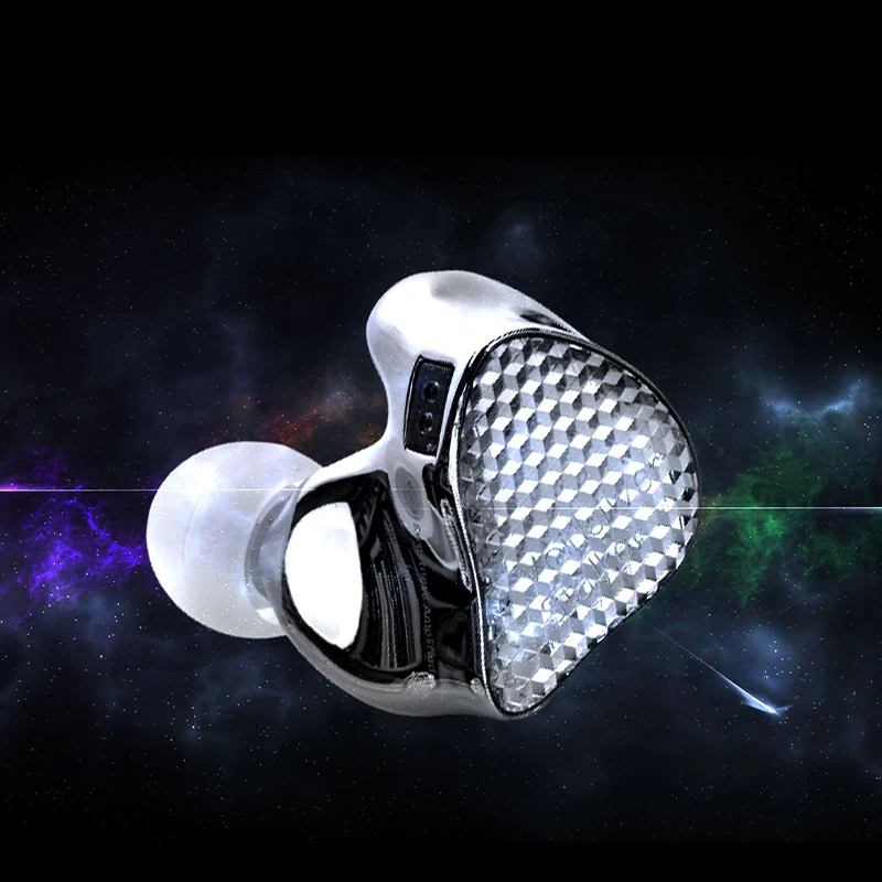 Наушники-вкладыши EarAcoustic Audio VSA-V1, 11,4 мм, титановая диафрагма, двойной магнит, HIFI, басовые наушники, кабель 3,54,4 мм (art.: 3920cf69242cf) - 3920cf69242cf
