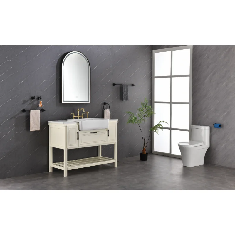 

39in. Ш X 26 дюймов. H негабаритная прямоугольная бронзовая Рамка Зеркальное противотуманное настенное крепление для ванной комнаты