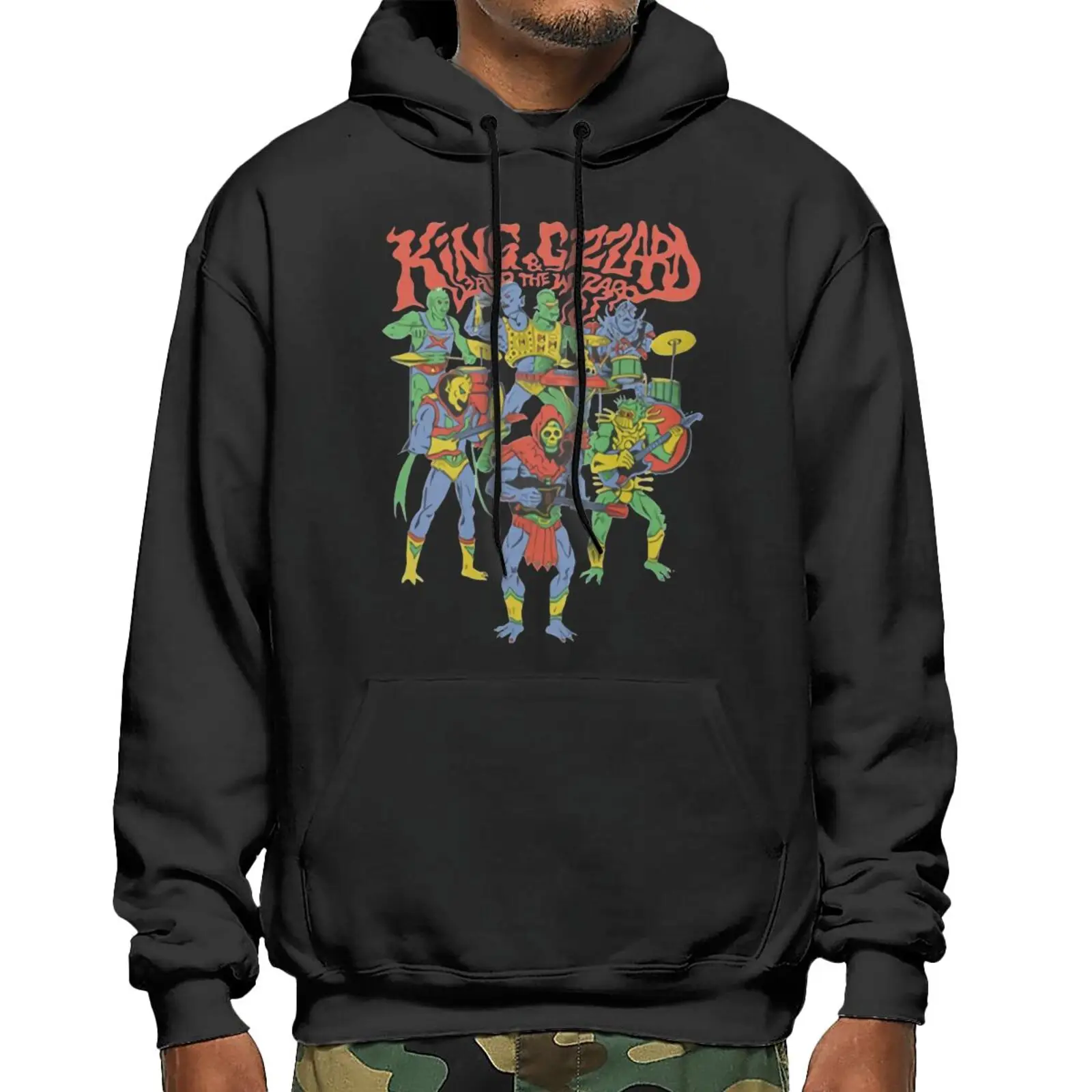 

King Gizzard And The Wizard Lizard Sweatshirts Hoodies Hoodie With Zipper Men's Coat Woman Sweatshirts Clothes For Men Cosplay