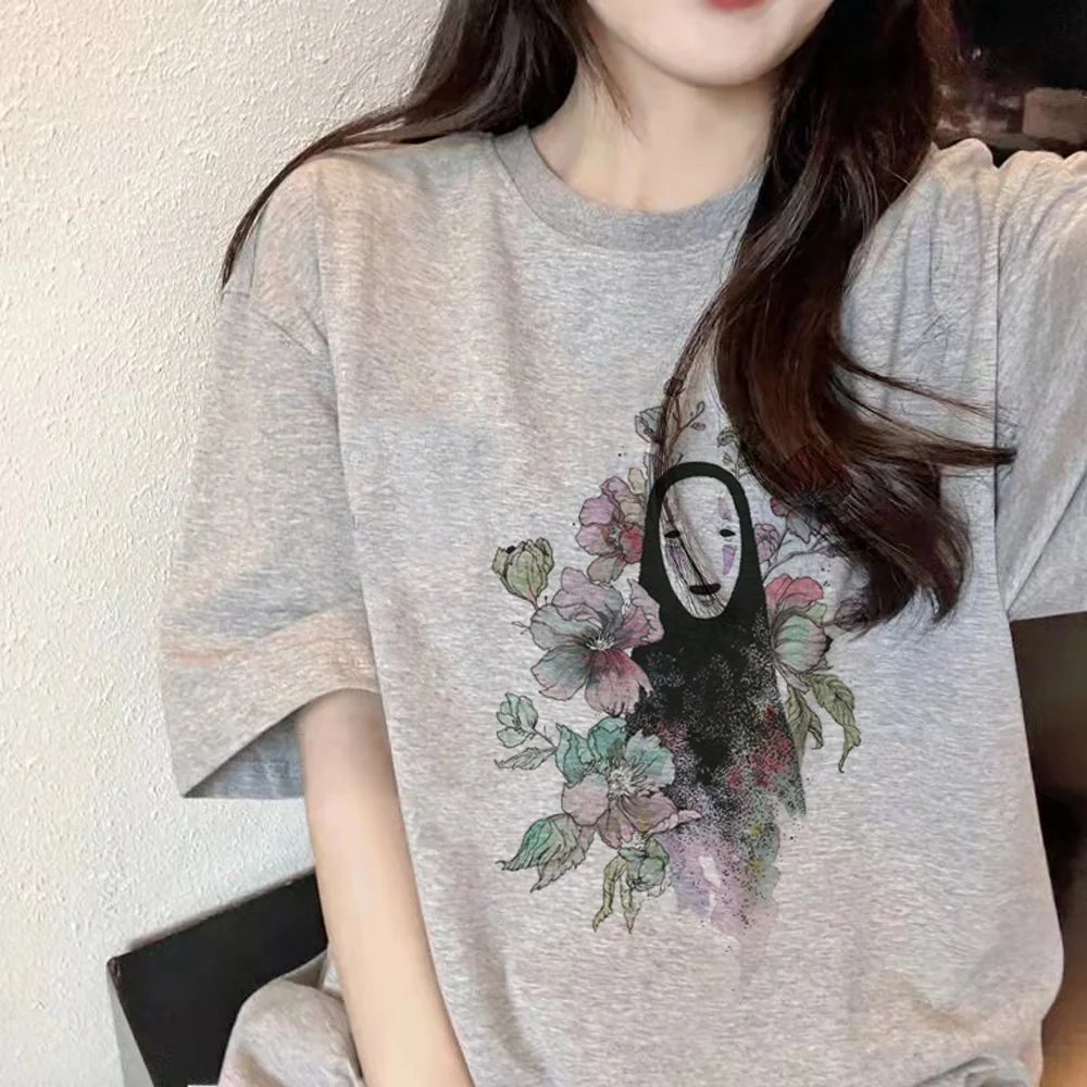

japanese anime t shirt women comic designer top female Japanese clothing