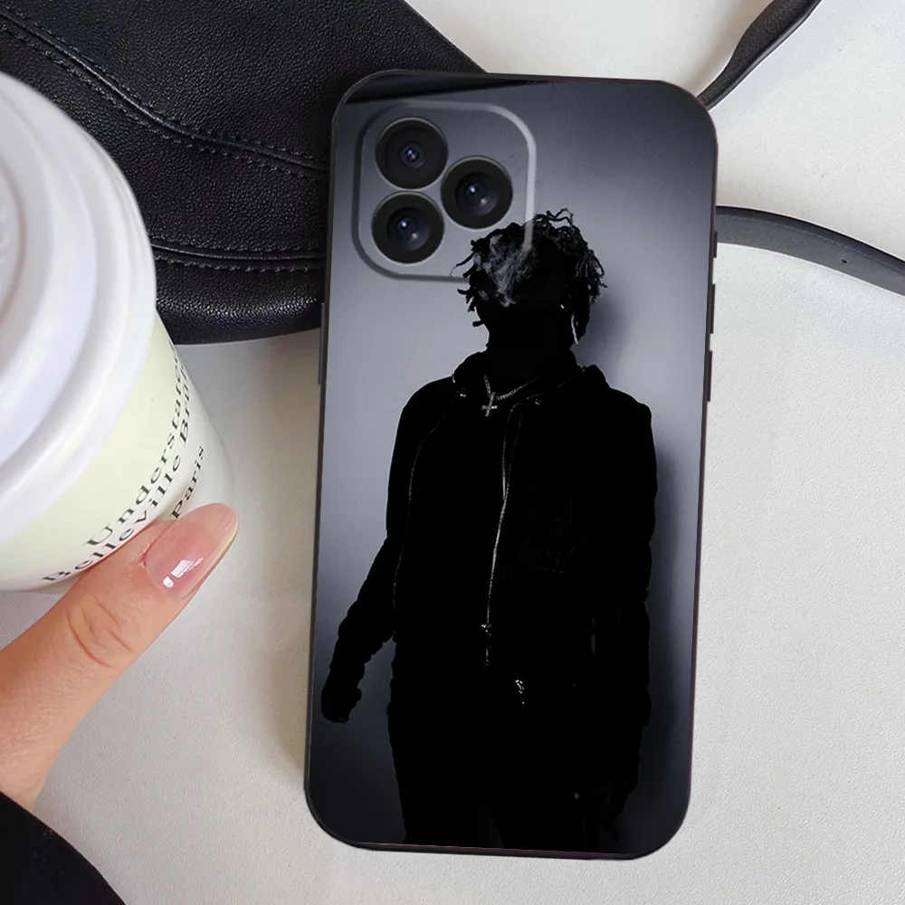 N-Narcissist O-Opium Carti Ken Carson Phone Case for iPhone 12 11 13 14 15 16 Max Pro Plus Black Soft Silicone Cover