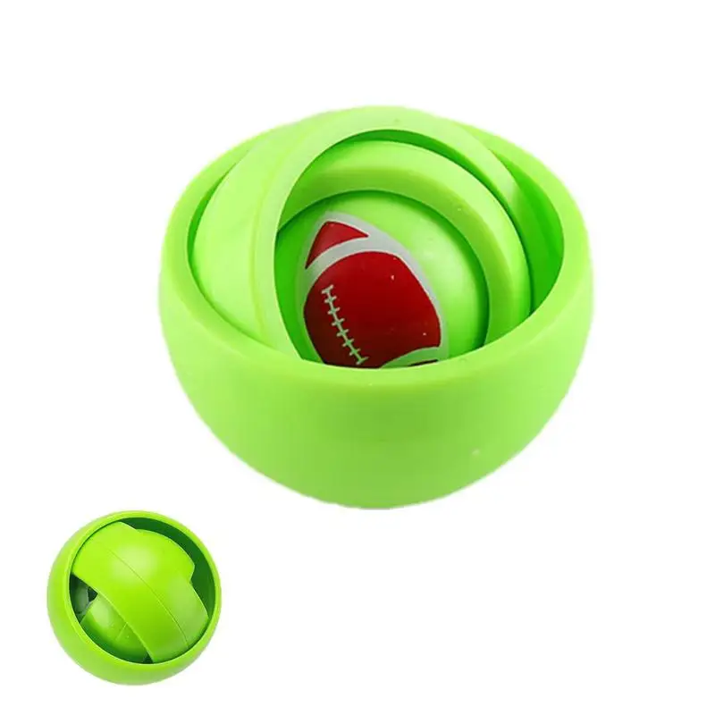 

Multi-layer Rotating 3d Decompression Ball For Children Adult Toys Stress Toy Football Space Training Quiz Game Toys