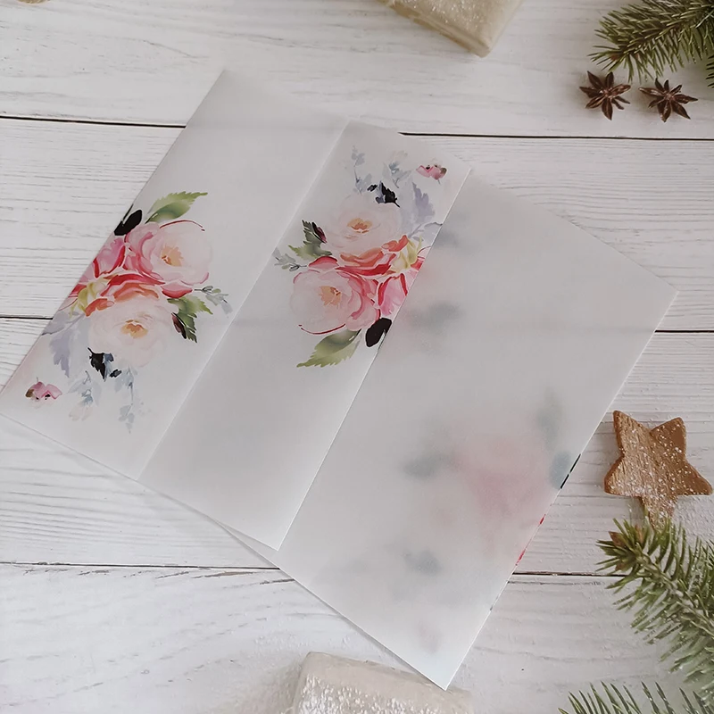 50 шт./лот новая индивидуальная Свадебная пригласительная открытка с цветочным