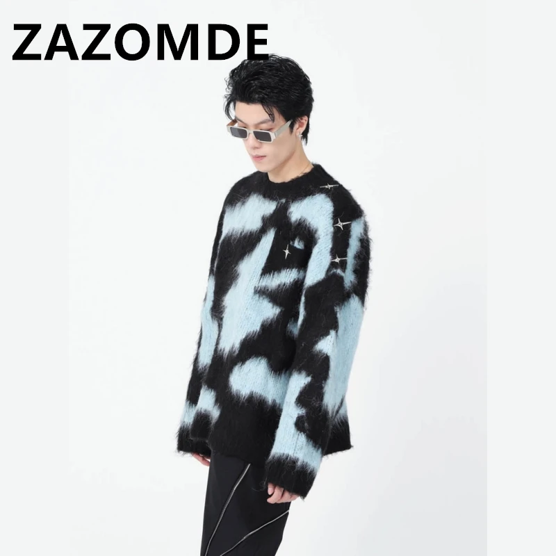 Рисунок 5 - Зимний винтажный свитер ZAZOMDE в стиле хип-хоп