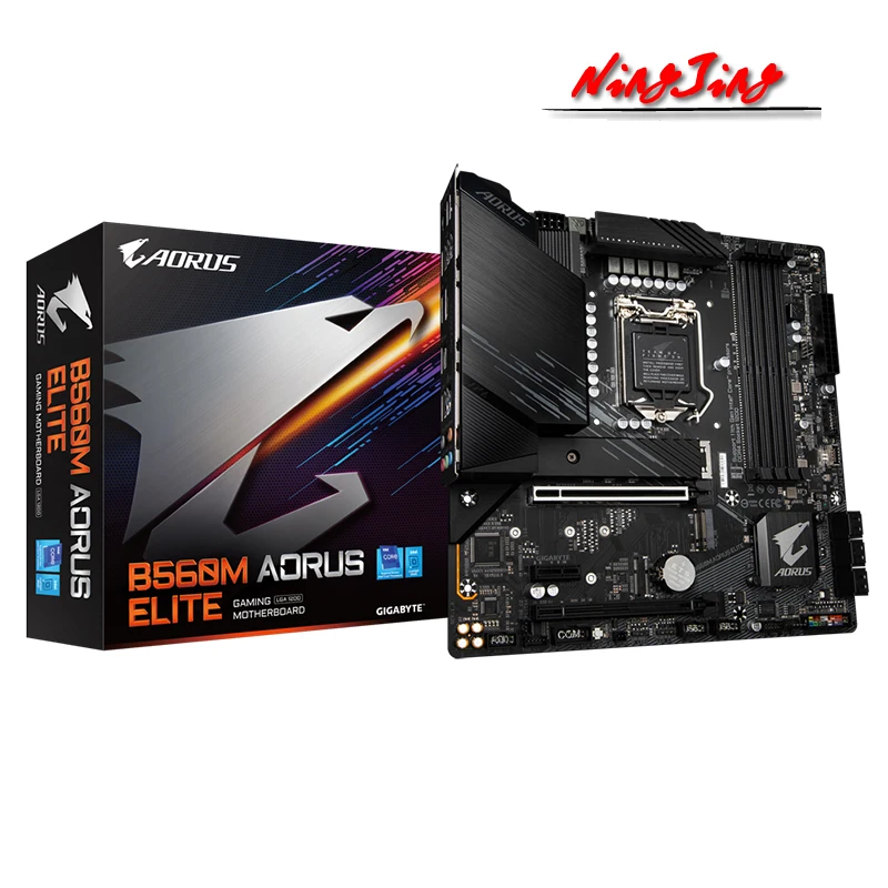 Intel Core i5 11400 CPU + GA B560M AORUS ELITE материнская плата подходит для LGA 1200 Материнская нового