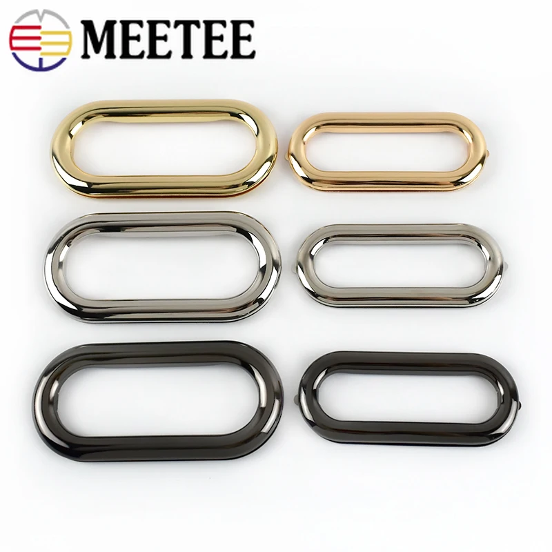 

2/4 шт., металлические декоративные круглые кольца Meetee