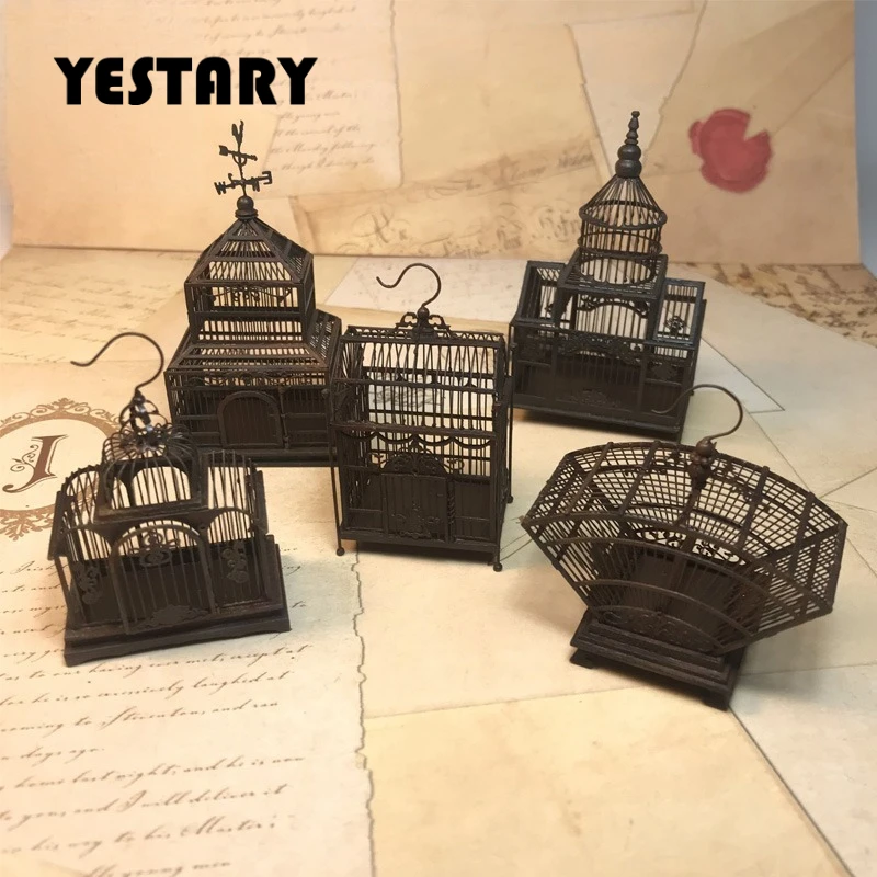 YESTARY 1/16 BJD миниатюрные украшения для кукольного домика, игрушки «сделай сам», птичья клетка, модель птичьей клетки для Ob11, миниатюрные предметы для кукольного домика