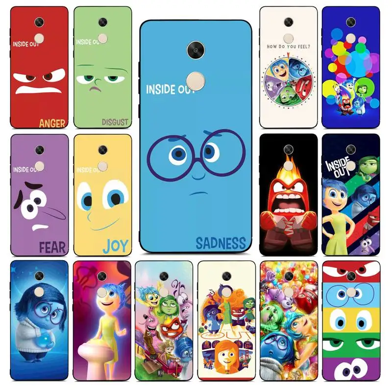 

Disney Inside Out Phone Case for Redmi Note 8 7 9 4 6 pro max T X 5A 3 10 lite pro