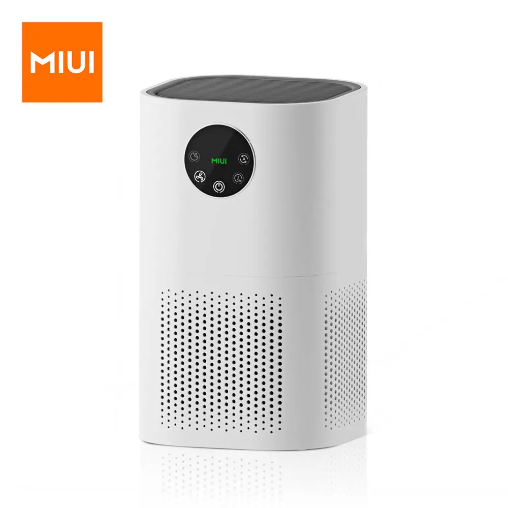 

MIUI Air Purifier for Home Allergies Pets Hair in Bedroom H13 True HEPA Filter 25dB Filtration System Cleaner Odor Eliminators