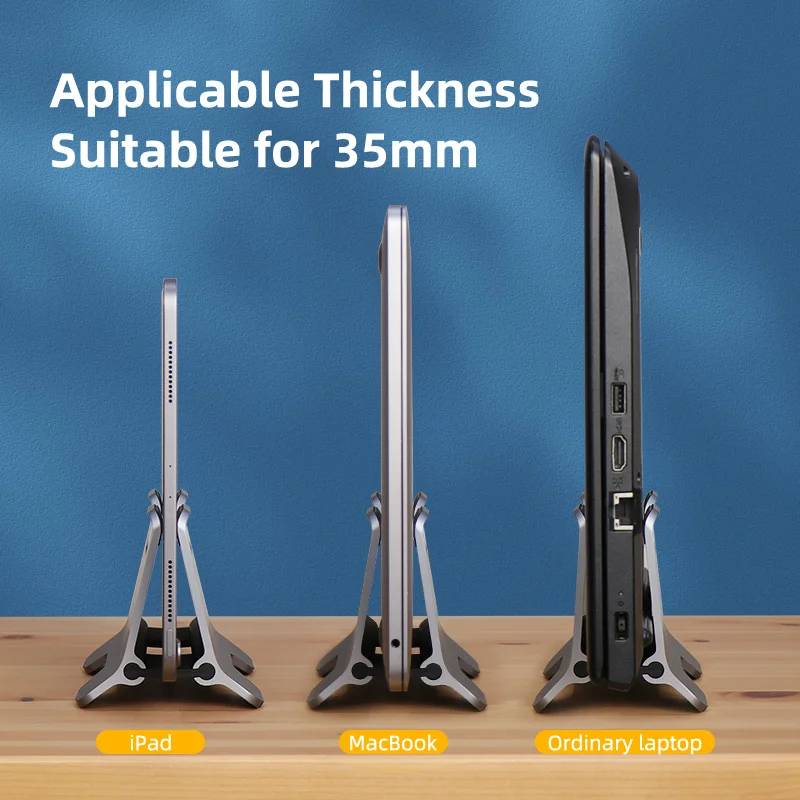 Вертикальная Подставка Для Ноутбука Hagibis Алюминиевый Гравитационный Зажим