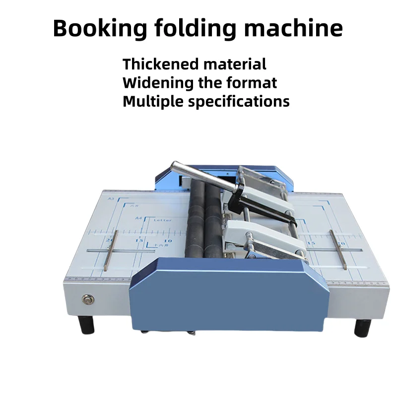Desktop Paper Booklet Stapler Folding Machine Making Factory Price