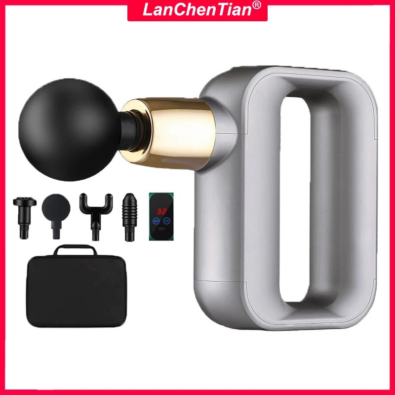 

Mini Massage Gun Fascia Gun Percussion Muscle Massaging Gun Muscle Deep Relaxation Handheld Therapeutic Percussion Body Massager