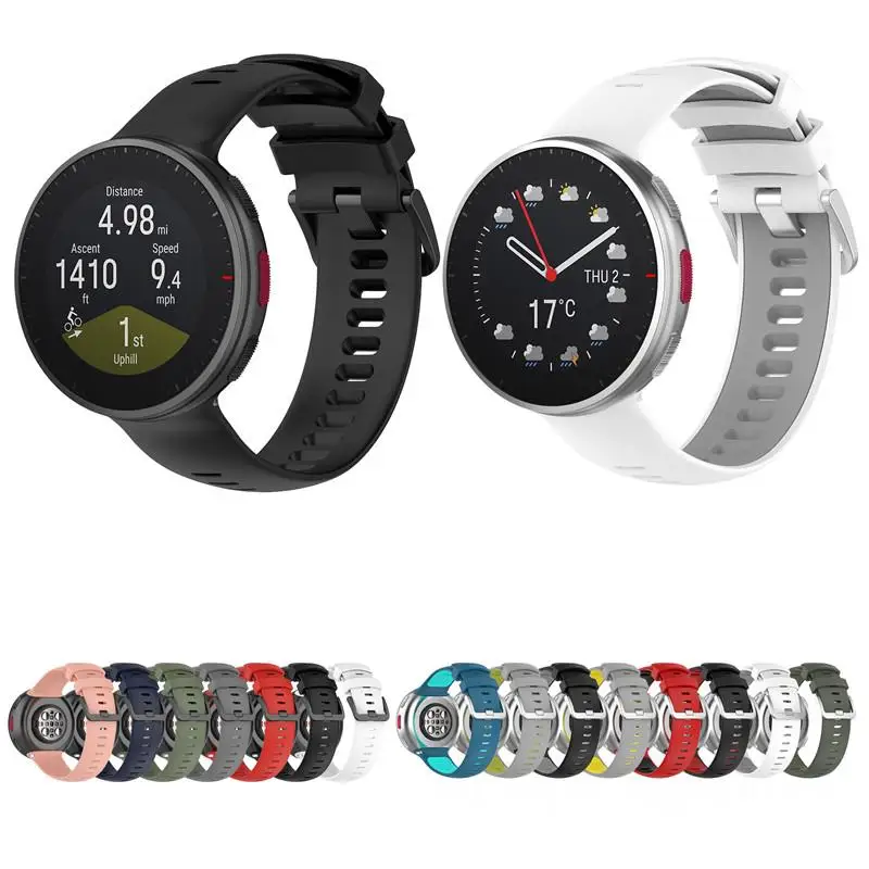 

Ремешок для Polar Vantage V2, Регулируемый силиконовый спортивный браслет для Polar Vantage V2, наручные Ремешки для умных часов, аксессуары для часов