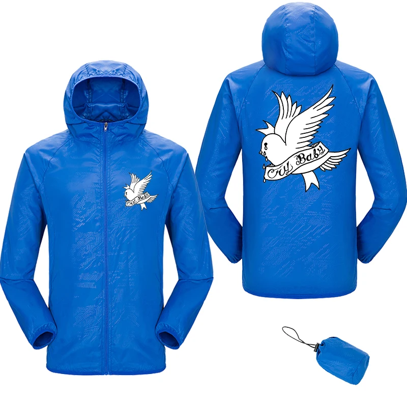 

Lil Peep New Waterproof Sun-Protective Outdoor Sports Coats anime unisex Windbreaker
