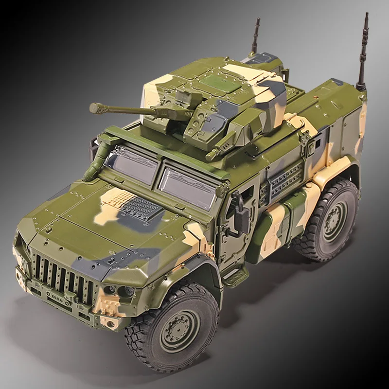 

1:32 Tiger armored vehicle model Typhoon camouflage Diecast Metal Alloy Model car Sound Light Collection Kids Toy Gifts