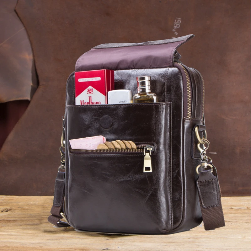 Nolvo Men Leather Tote Bags High Quality Brand Designer Messenger Bag Shoulder Bags Large Capacity IPad Phone Handbag Crossbodys