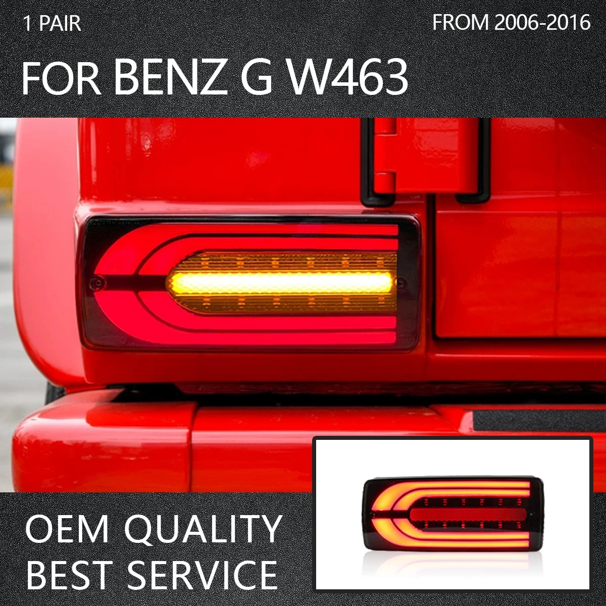 Задние фонари для Mercedes Benz W463 2006-2016