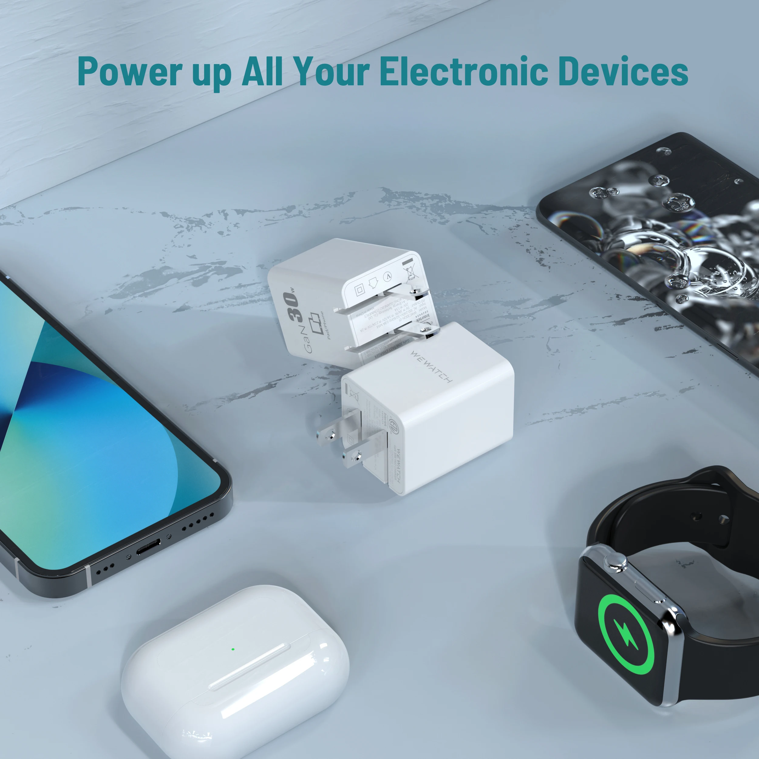 Устройство зарядное сетевое складное 30 Вт USB Type C PD 3 0 |