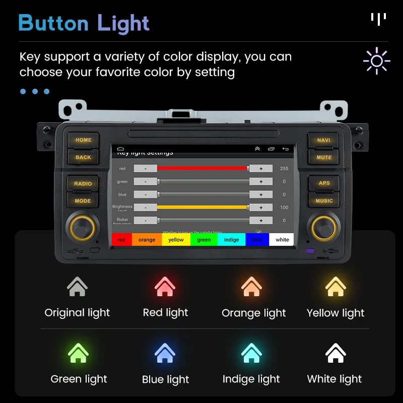 Автомагнитола на Android 11 2 Din мультимедийный плеер аудио DVD-плеер для BMW E46 Rover 75 Coupe