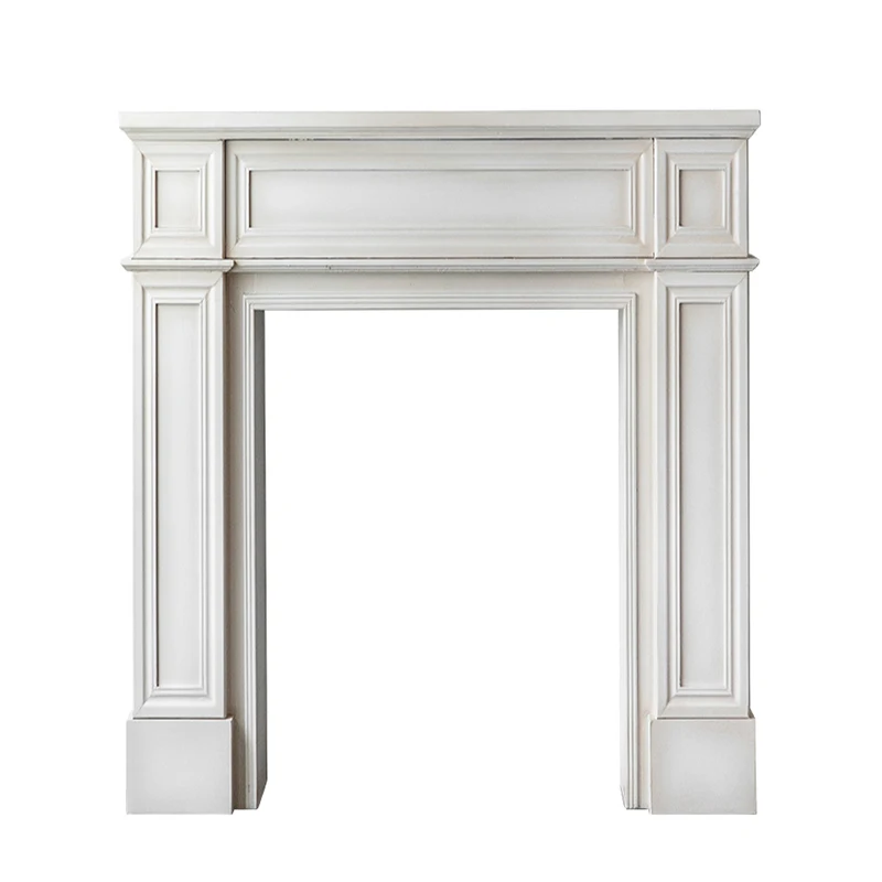 Скандинавская деревянная витрина винтажный белый современный шкаф для