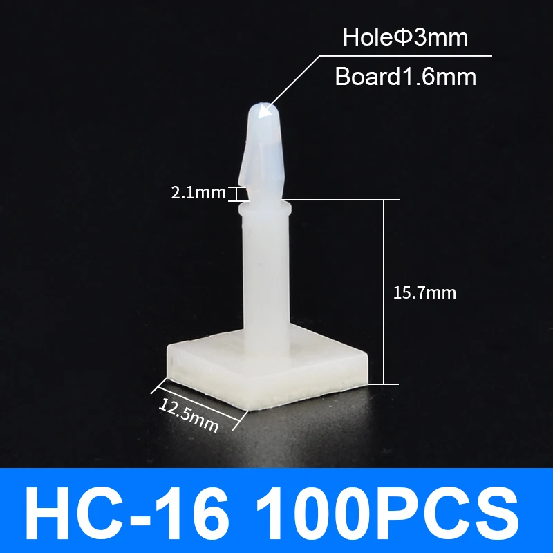

40Packs 100PCS Self-Adhesive PCB Spacer Nylon Fixed
