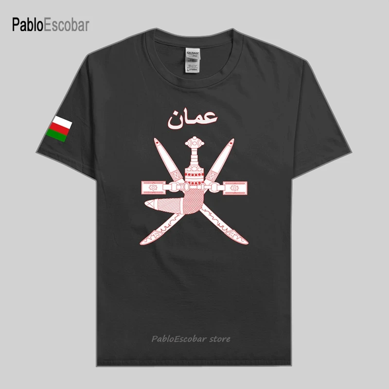 

Мужская футболка с принтом Омани, 100% хлопок