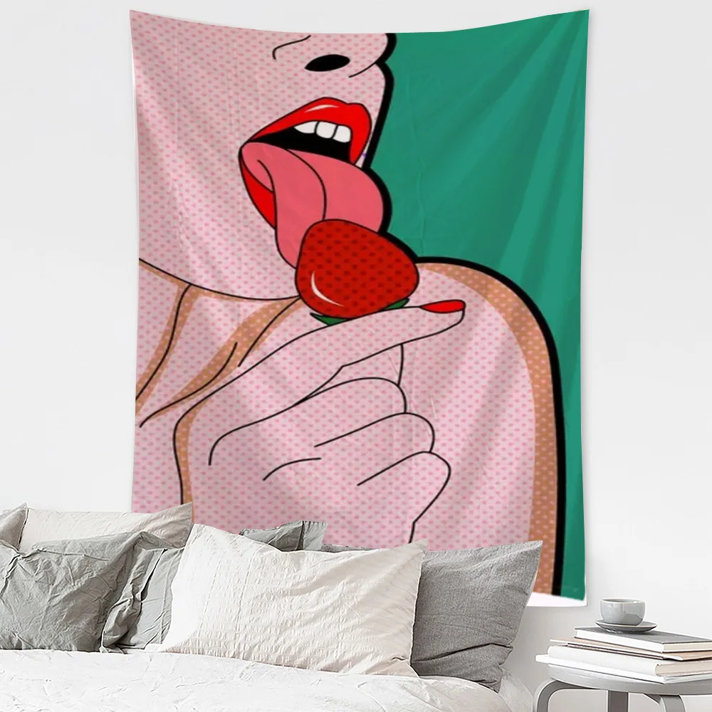 

Body Art Beauty Wall Hanging Tapestry Art Decorative Blanket Curtain Hanging at Home Bedroom Living Room Decor