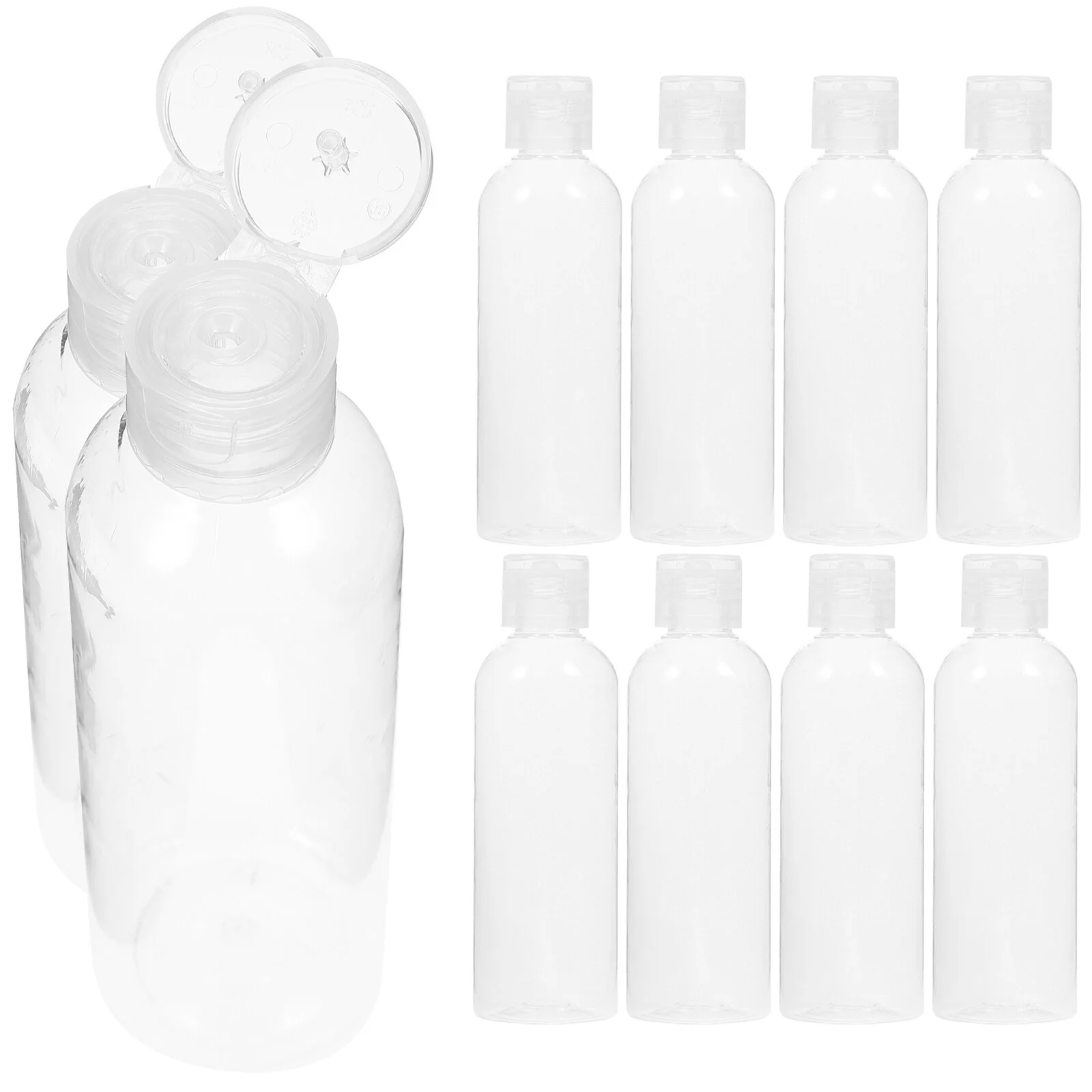 

10 Pcs Liquid Bottle Travel Containers Toiletries Bottles Shampoo Squeeze Plastic Refillable Lotion