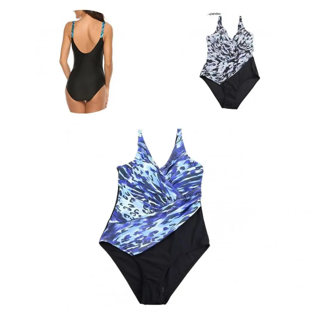 

Нежный купальный костюм с завышенной талией, полиэстеровый купальник, пуш-ап, облегающий купальник