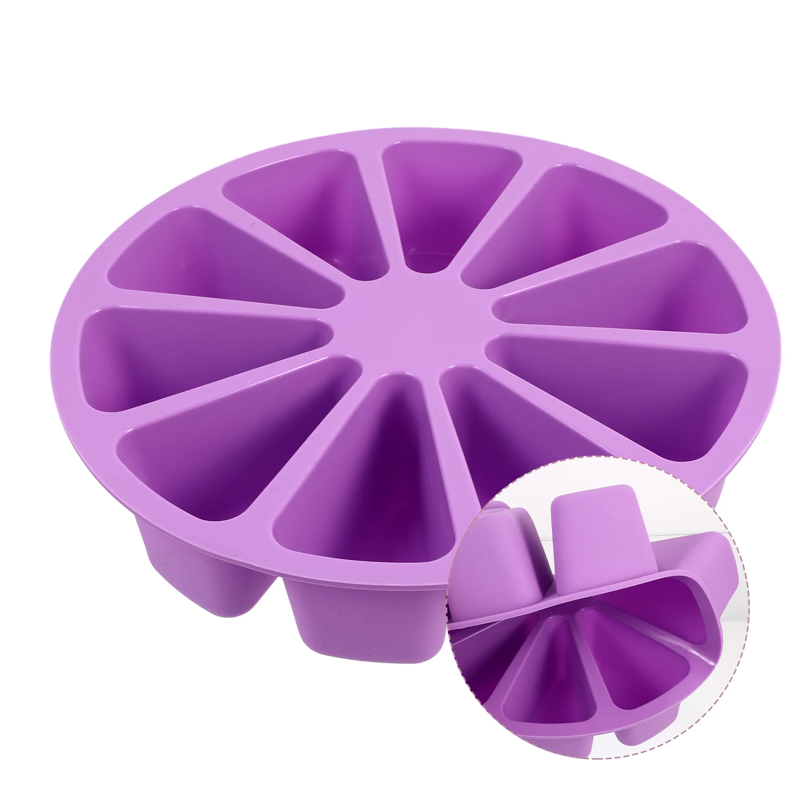 

Mold Triangle Pan Cake Silicone Molds Slices Scone Baking Biscuit Soap Candy Cavity Pizza Jelly Paste Gum Mousse Diy Muffins