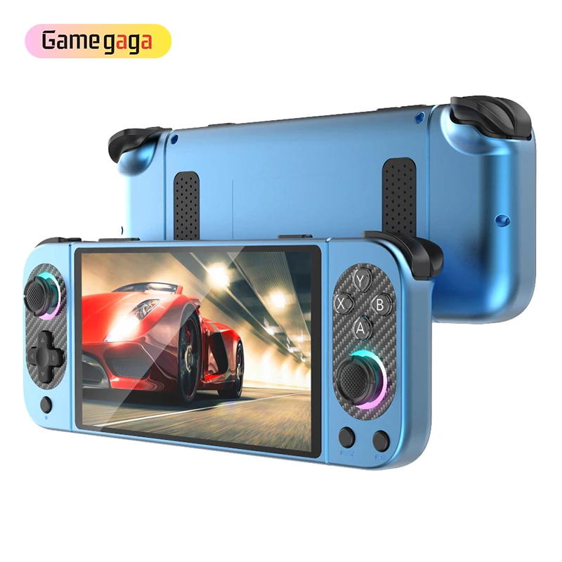 Фото Портативная игровая консоль D50 Max Android с 5-дюймовым сенсорным экраном, консоль с открытым исходным кодом, игровая приставка для видеоигр №5