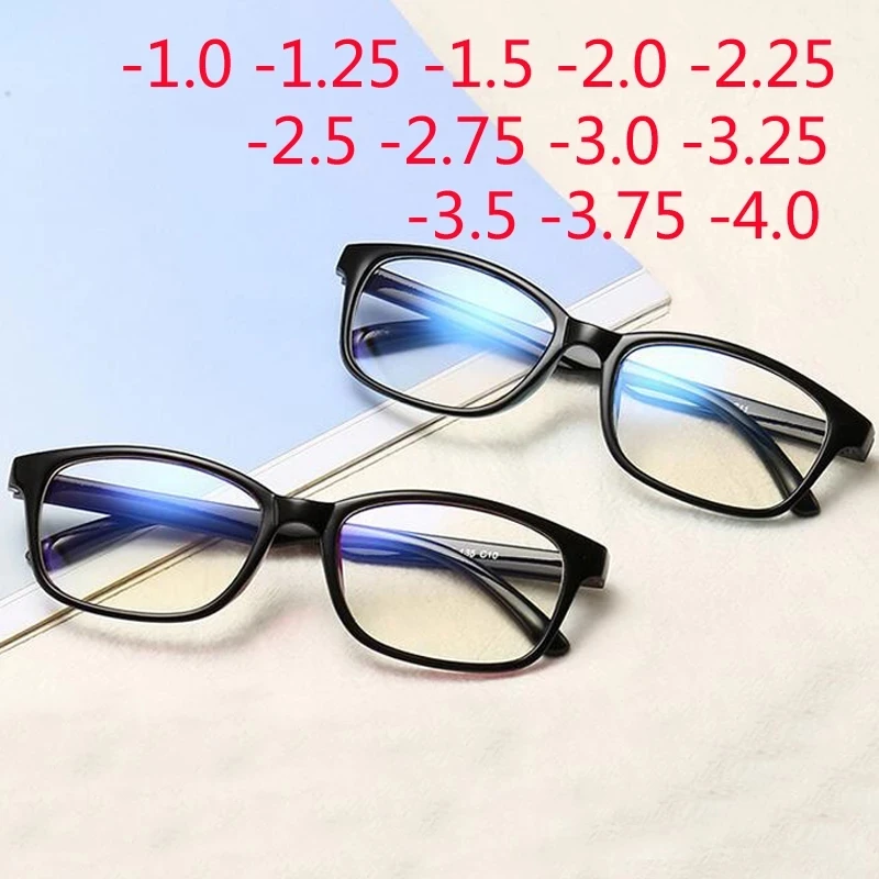 

Hot Vintage Refractive Myopia Glasses Women Men Short-sight Eyewear Black Frame-1.0 -1.25 -1.50 -1.75 -2.0 -2.5 -3.0 -4.0
